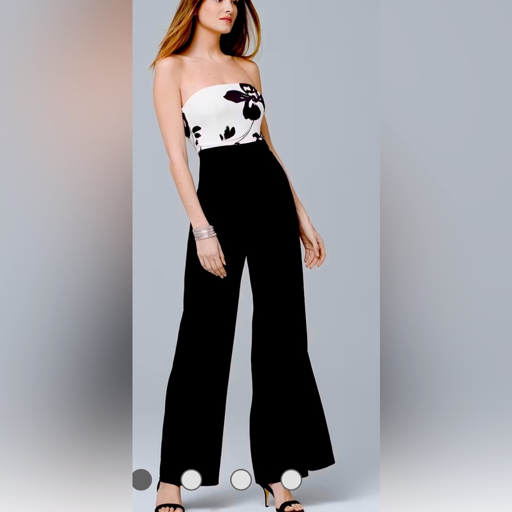 White House Black Market Jumpsuit, Wide Leg, Size 6, NWOT